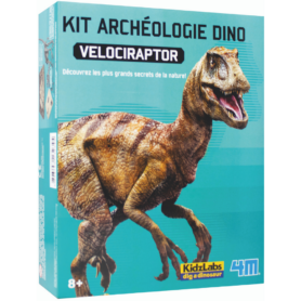 Kidz Labs - Déterre un Squelette de Dino-Velociraptor