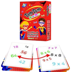 Tam tam multimax: les tables de multiplication de x 2 à x 9: niveau 2