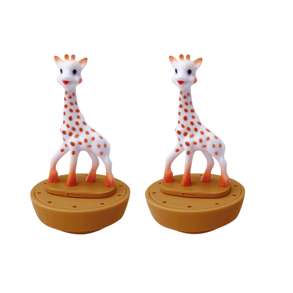 Boîte à musique Dancing Sophie la Girafe Rose - Le Petit Caribou