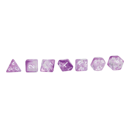 Tube à dés Crystal violet