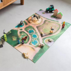 Tapis de jeu “Royaume des animaux” Petit 90 x 60 cm