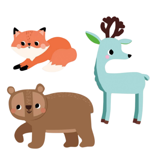 Stickers pour les petits Animaux de la forêt