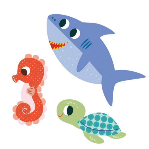 Stickers pour les petits Animaux de la mer